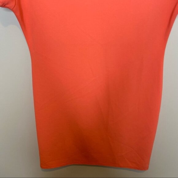 PrettyLittleThing salmon mini dress Sz 10 - Picture 3 of 8